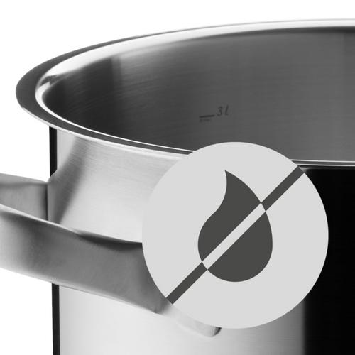 WMF Click&Serve Casserole à induction sans manche en acier inoxydable  Cromargan 20 cm : : Cuisine et Maison